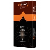 Презервативы с увеличенным количеством смазки DOMINO Easy Entry - 6 шт. - Domino - купить с доставкой в Томске