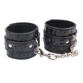 Черные наручники Surrender Wrist Restraints - Chisa - купить с доставкой в Томске
