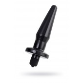 Черная анальная втулка Lacerta с вибрацией - 12,1 см. - POPO Pleasure