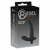 Черный вибромассажер простаты Naughty Finger Prostate Vibe - 13,8 см. - Orion - в Томске купить с доставкой