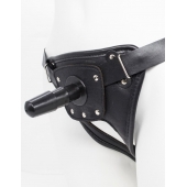 Черный пояс для насадок CLASS STRAP Restyling - LOVETOY (А-Полимер) - купить с доставкой в Томске