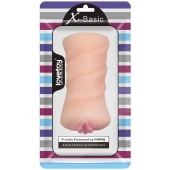 Телесный мастурбатор-вагина X-Basic Pocket Pussy без вибрации - Lovetoy - в Томске купить с доставкой