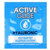 Лубрикант на водной основе Active Glide с гиалуроновой кислотой - 3 гр. - Биоритм - купить с доставкой в Томске