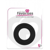 Набор из 3 эрекционных колец SILICONE COCKRINGS - Dream Toys - в Томске купить с доставкой