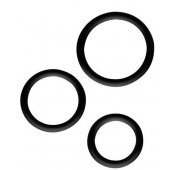 Набор из 3 эрекционных колец SILICONE COCKRINGS - Dream Toys - в Томске купить с доставкой