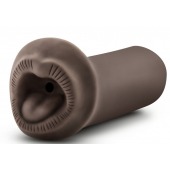 Коричневый мастурбатор-ротик Naughty Nicole - Blush Novelties - в Томске купить с доставкой