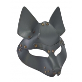 Серая маска Wolf с клепками - Sitabella - купить с доставкой в Томске