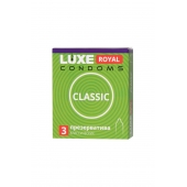 Гладкие презервативы LUXE Royal Classic - 3 шт. - Luxe - купить с доставкой в Томске