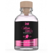 Массажный гель с согревающим эффектом Cotton Candy - 30 мл. - INTT - купить с доставкой в Томске