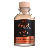Массажный гель с согревающим эффектом Aperol - 30 мл. - INTT - купить с доставкой в Томске