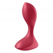 Красный вибромассажёр простаты Satisfyer Backdoor Lover - 14 см. - Satisfyer - в Томске купить с доставкой