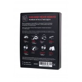 Фиолетовый набор БДСМ «Накажи меня нежно» с карточками - Штучки-дрючки - купить с доставкой в Томске