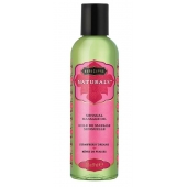 Массажное масло Naturals Strawberry Dreams с ароматом клубники - 59 мл. - Kama Sutra - купить с доставкой в Томске