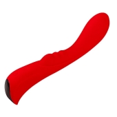 Красный вибромассажер 6  Silicone G-Spot Fun - 19,1 см. - Erokay