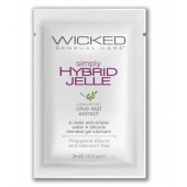 Гель-лубрикант на водно-силиконовой основе Simply Hybrid Jelle - 3 мл. - Wicked - купить с доставкой в Томске