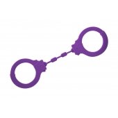 Фиолетовые силиконовые поножи Limitation - Lola Games - купить с доставкой в Томске