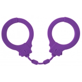 Фиолетовые силиконовые поножи Limitation - Lola Games - купить с доставкой в Томске