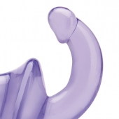 Фиолетовый безремневой страпон Strapless Strap-On - Lux Fetish - купить с доставкой в Томске