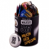 Текстурированные презервативы в кейсе MAXUS So Much Sex - 100 шт. - Maxus - купить с доставкой в Томске