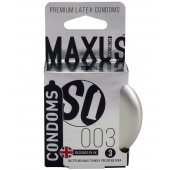 Экстремально тонкие презервативы в железном кейсе MAXUS Extreme Thin - 3 шт. - Maxus - купить с доставкой в Томске