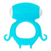 Голубое виброкольцо на пенис Sair - A-toys - в Томске купить с доставкой