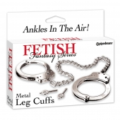 Металлические наручники Metal Leg Cuffs - Pipedream - купить с доставкой в Томске