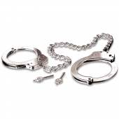 Металлические наручники Metal Leg Cuffs - Pipedream - купить с доставкой в Томске