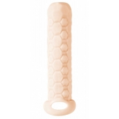 Телесный фаллоудлинитель Homme Long - 13,5 см. - Lola Games - в Томске купить с доставкой