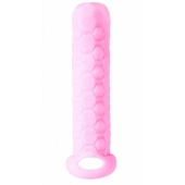 Розовый фаллоудлинитель Homme Long - 13,5 см. - Lola Games - в Томске купить с доставкой