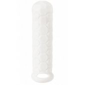 Белый фаллоудлинитель Homme Long - 15,5 см. - Lola Games - в Томске купить с доставкой