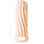 Телесный фаллоудлинитель Homme Wide - 13 см. - Lola Games - в Томске купить с доставкой