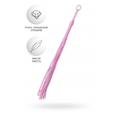 Розовый флоггер Anonymo - 64 см. - ToyFa - купить с доставкой в Томске Розовый флоггер Anonymo - 64 см. - ToyFa - купить с доставкой в Томске