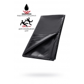 Черная простыня для секса из ПВХ - 220 х 200 см. - ToyFa - купить с доставкой в Томске