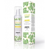 Разогревающее массажное масло Gourmet Spearmint Organic с органическими ингредиентами - 50 мл. - Exsens - купить с доставкой в Томске