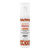 Разогревающее массажное масло Gourmet White Peach Organic с органическими ингредиентами - 50 мл. - Exsens - купить с доставкой в Томске