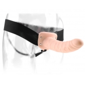 Полый страпон 8  Hollow Strap-On телесного цвета - 19 см. - Pipedream - купить с доставкой в Томске