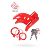 Красный мужской пояс верности из пластика - ToyFa - купить с доставкой в Томске