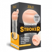 Мастурбатор-ротик ZOLO DEEP THROAT - Zolo - в Томске купить с доставкой
