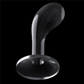 Прозрачный стимулятор простаты Flawless Clear Prostate Plug - 15 см. - Lovetoy - в Томске купить с доставкой