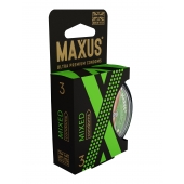 Презервативы в пластиковом кейсе MAXUS AIR Mixed - 3 шт. - Maxus - купить с доставкой в Томске