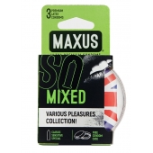 Презервативы в пластиковом кейсе MAXUS AIR Mixed - 3 шт. - Maxus - купить с доставкой в Томске