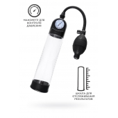 Прозрачная механическая помпа Roald с манометром - Sexus - в Томске купить с доставкой