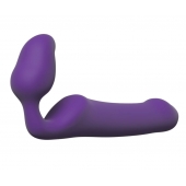 Фиолетовый безремневой страпон Queens L - Adrien Lastic - купить с доставкой в Томске