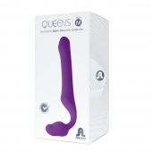 Лиловый безремневой страпон Queens M - Adrien Lastic - купить с доставкой в Томске