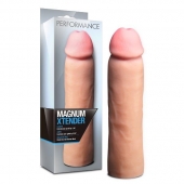 Телесная фаллическая насадка на пенис Magnum Xtender - 23 см. - Blush Novelties - в Томске купить с доставкой