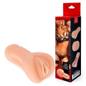 Телесный реалистичный мастурбатор в виде вагины - Bior toys - в Томске купить с доставкой