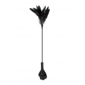 Двусторонний стек-щекоталка Sweet Caress Feather Whip - 58 см. - Sweet Caress - купить с доставкой в Томске