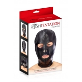 Маска-шлем с прорезями для глаз и рта - Fetish Tentation - купить с доставкой в Томске
