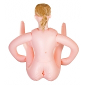 Надувная секс-кукла с реалистичной головой и поднятыми ножками - ToyFa - в Томске купить с доставкой