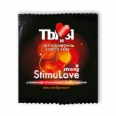 Разогревающий гель-лубрикант Stimulove Strong в одноразовой упаковке - 4 гр. - Биоритм - купить с доставкой в Томске